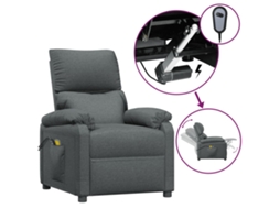 Electric Massage Chair, Electric Massage Chairs Vidaxl Cinzeto Tecido