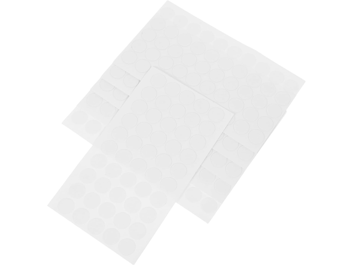 300 Unidades De Adesivos Removíveis Transparentes Dupla Face Para Artesanato E Decoração, Em Formato Redondo De Acrílico