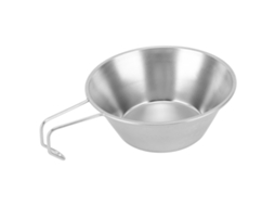 Copo De Camping Em Aço Inoxidável Com Escala Empilhável Para Camping Trekking Outdoor