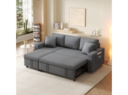 Sofás Cama Com Função De Dormir, Sofás Em Forma De L E Chaises Longues Com Espaço De Arrumação.