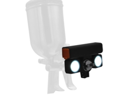 Luz Para Pulverizador Universal Ajustável Recarregável Com Ângulo 45° E 2 Níveis De Brilho
