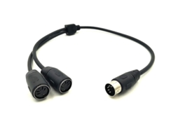 Lurelia Cabo Divisor Midi Din 5 Pinos, Adaptador Y Para Teclados, Pianos E Sintetizadores, Guitarra E Baixo