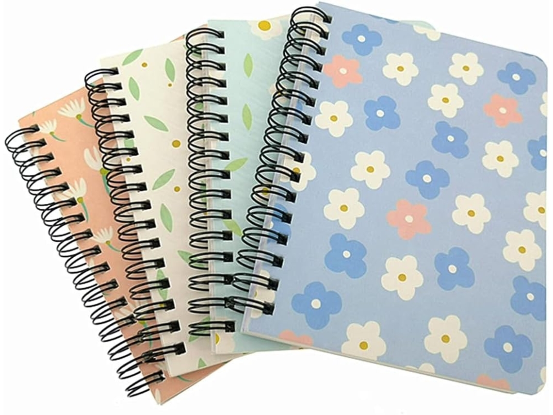 Lurelia Caderno Espiral Para Scrapbooking, Com Capa Dura, Pautado, A6, 145 X 105 Mm, 160 Páginas, 80 Folhas