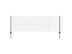 Conjunto 1 Cerca Externa Vidaxl Cinzento Aço (50 X 0,8 M)