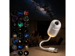 Novo Projetor De Estrelas Hd Plug And Play, Projetor De Galáxias E Oceanos 2em 1com Luz Noturna, Projetor Usb Noite