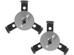 Conjunto De 2-suportes Para Exibição Capacetes Futebol Americano, Solução De Proteção Segura Em Alumínio Preto, Montados