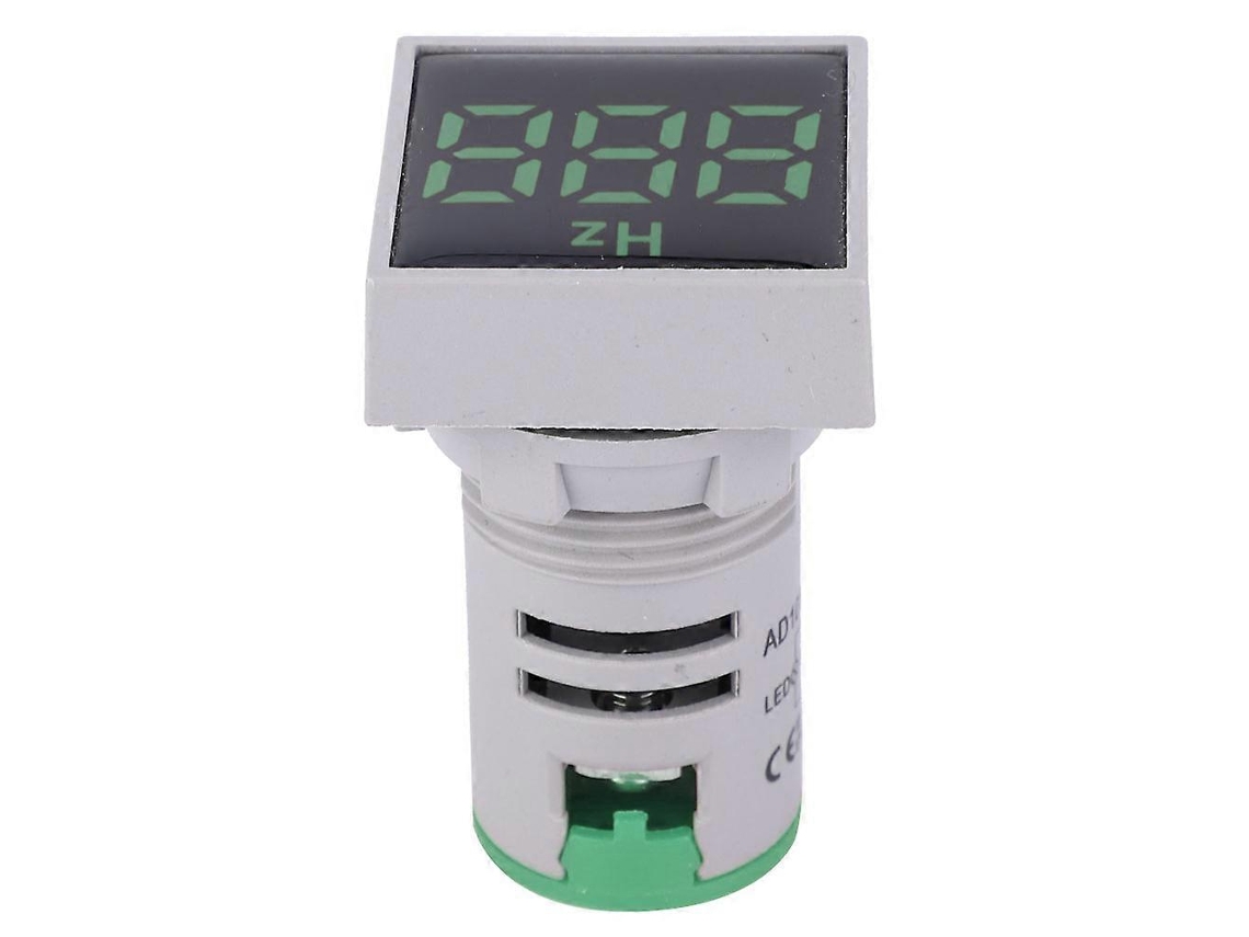 Luz Indicadora Led Com Visor Digital Quadrado, Ca 100 380 V, 20 75 Hz, Medição De Frequência Ly Ebike (verde)