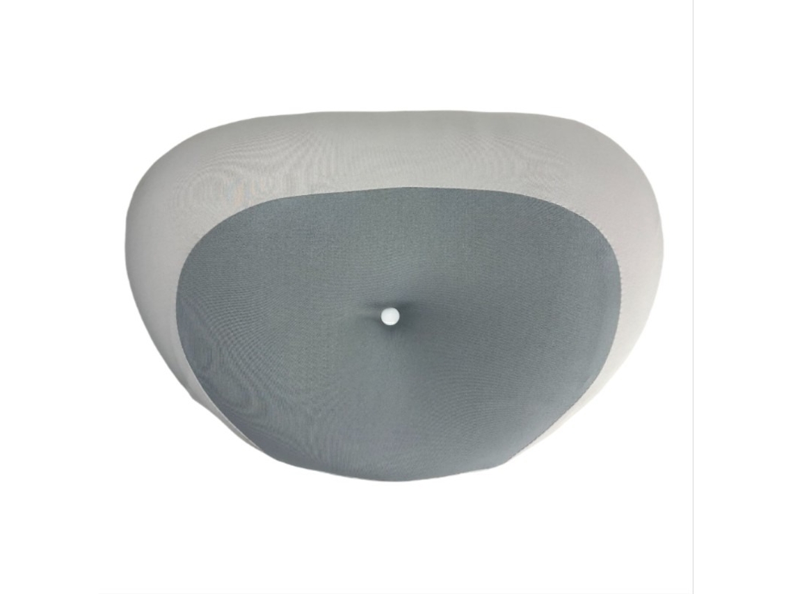 Travesseiro Cervical de Espuma Viscoelástica para Alívio da Dor e Alinhamento da Coluna Vertebral, Cinza AQUAFORGE