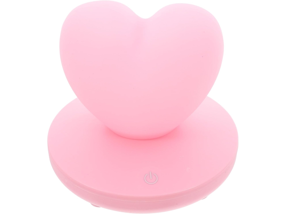 Abajur de Cabeceira Recarregável Usb em Formato de Coração, Pequena Luz Noturna Led Sensível Ao Toque, Ambiente Suave. SFUSHOS