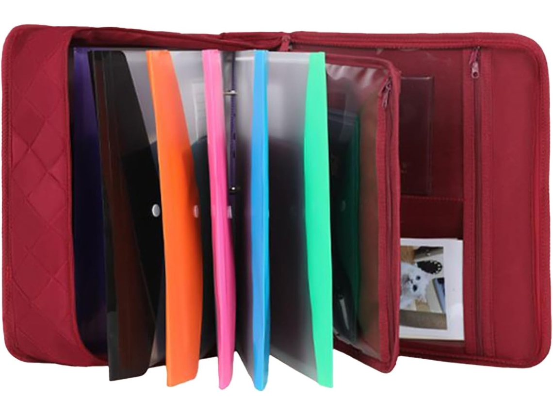 Cofre Para Documentos À Prova De Fogo E Água Bolsa Portátil Com Divisórias Para Itens Secos E Molh Vayotoy