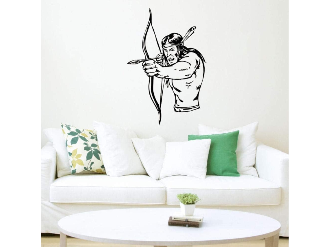 Adesivos de parede, adesivos decorativos para casa, arte em vinil para parede da sala de estar e do quarto, adesivos de parede removíveis, pôster de papel de parede, 63x43cm