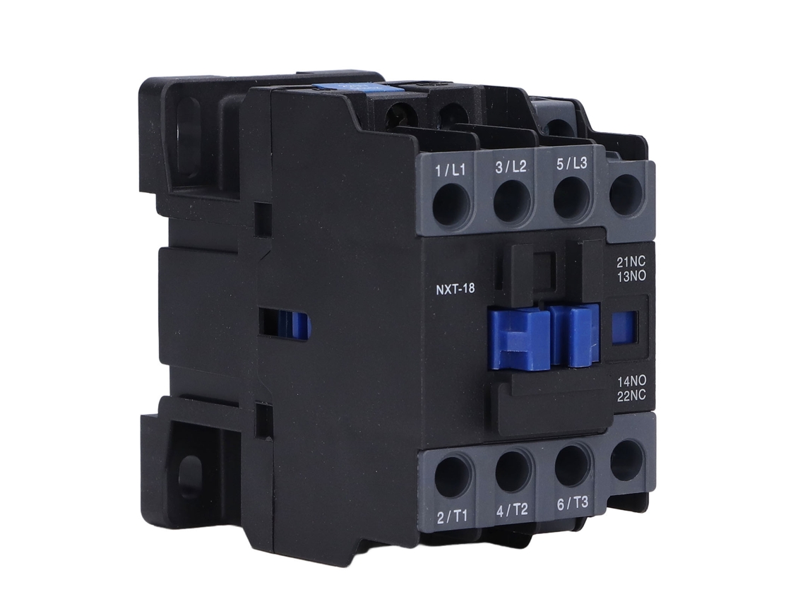 Contactador Ca 50hz 32a Din Rail De Plástico Termorresistente Pa66 Para Controle Automático