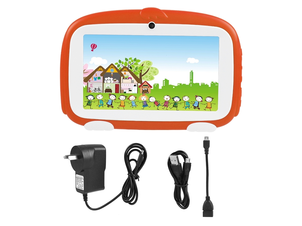 Tablet Inteligente Infantil My-q718, Com Câmera Dupla, Aprendizado Educacional E Memória 8g.