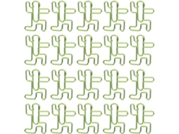 Clipes de papel animados, clipes de ferro criativos em formato humano para uso fora de mesas na escola.