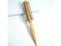 Pente Redondo de Madeira com Cerdas de Javali, 3 Tamanhos, Ferramenta para Modelar o Cabelo, Pente Antiestático para Cachos. MDUG (nº 14 Marrom)