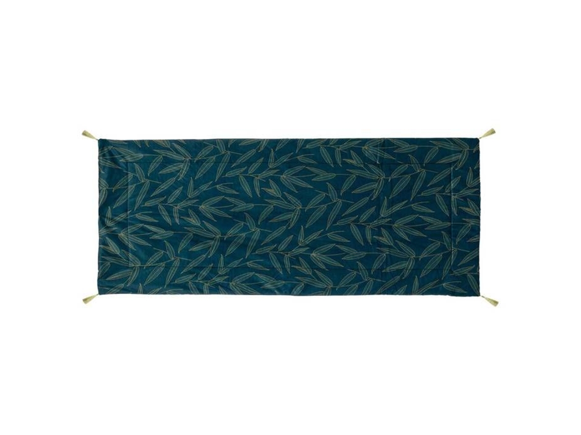 Colcha ATMOSPHERA Ozie Pato Interior Veludo Azul (x180 cm)