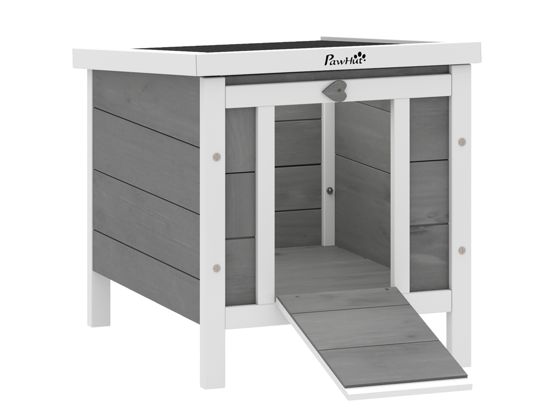 Canteiro de Horta com Estufa de Jardim, Suporte para Plantas em Madeira e Pe 121x55x117cm Cinza S/MARCA