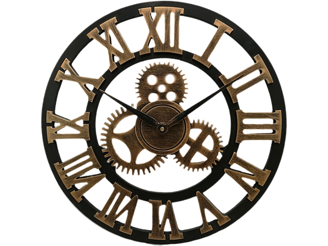 Relógio de parede dupla face, para casa e jardim.