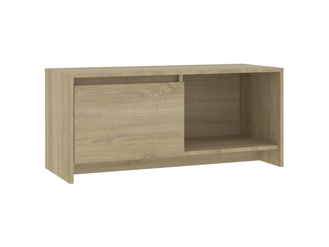 TV Móvel Derivada de Madeira Carvalho Sonoma MAISON EXCLUSIVE (90x35x40 cm)