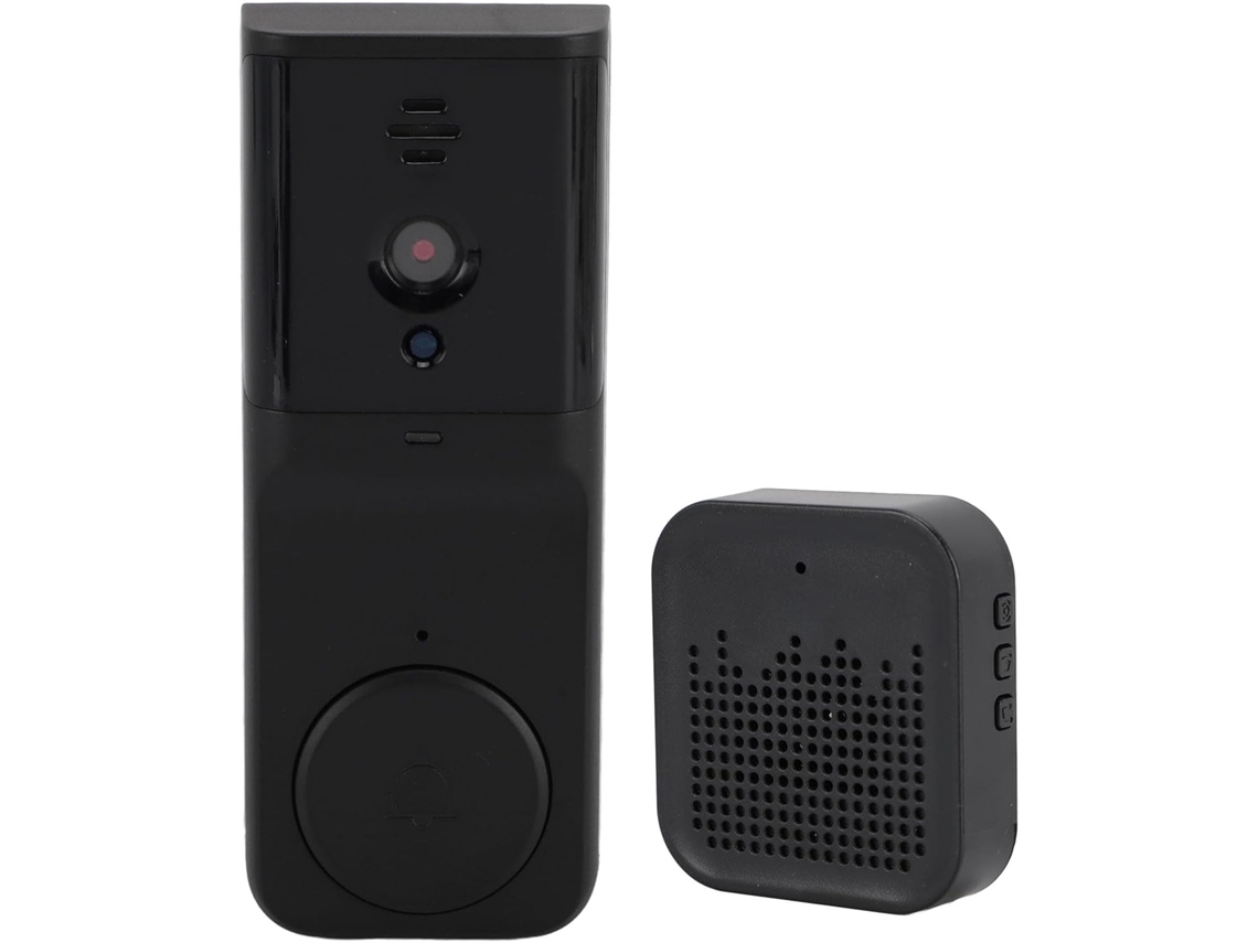 Campainha Com Câmera Sem Fio E Sensor De Movimento Bidirecional.