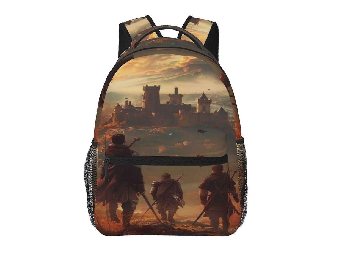 Mochila De Estudante H44 Kingdom, Durável E Leve, Alça De Ombro Impermeável E Respirável N44 Olysi Shop