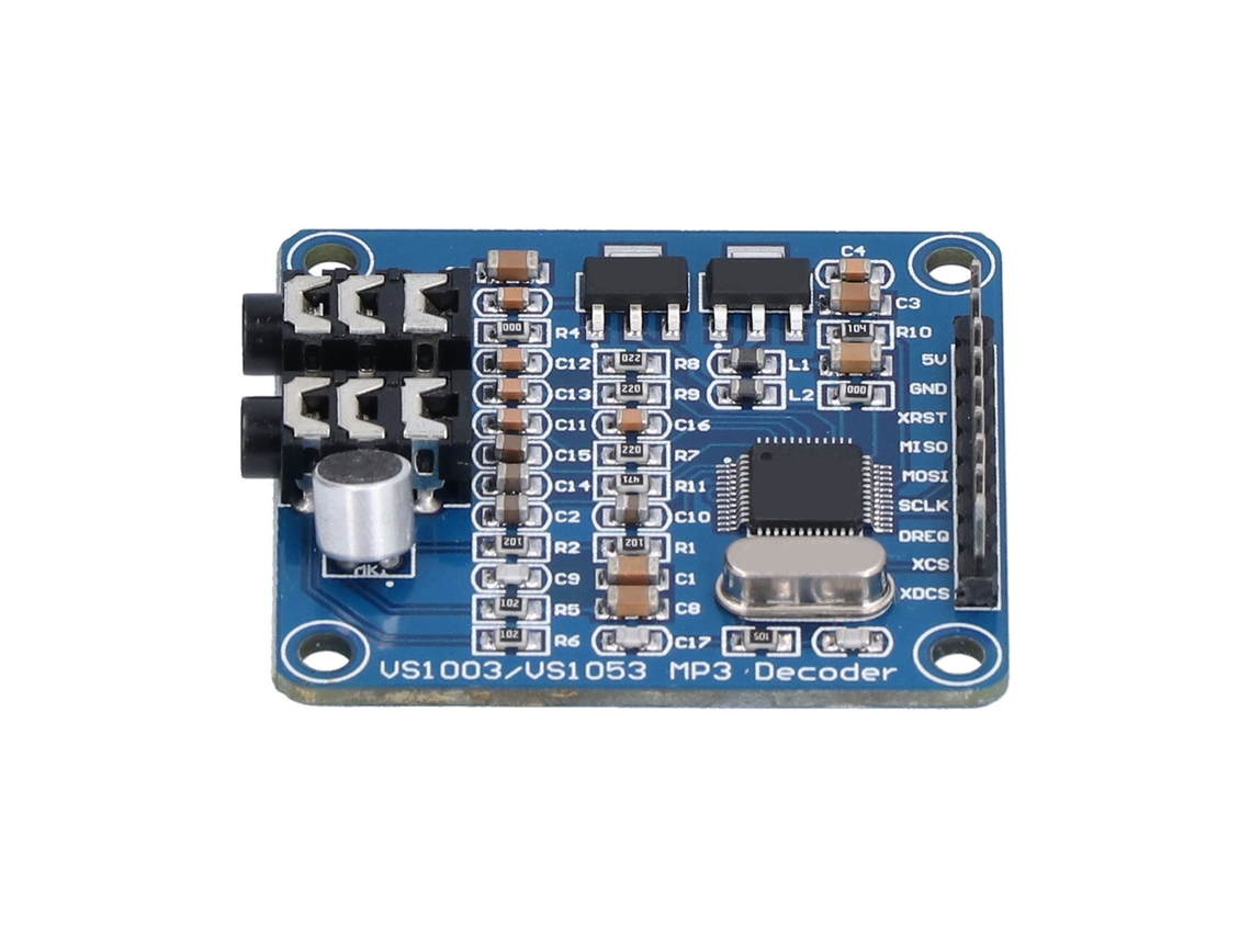 Módulo Decodificador Mp3 Placa Stm32 Microcontrolador Acessório Desenvolvimento Vs1003b