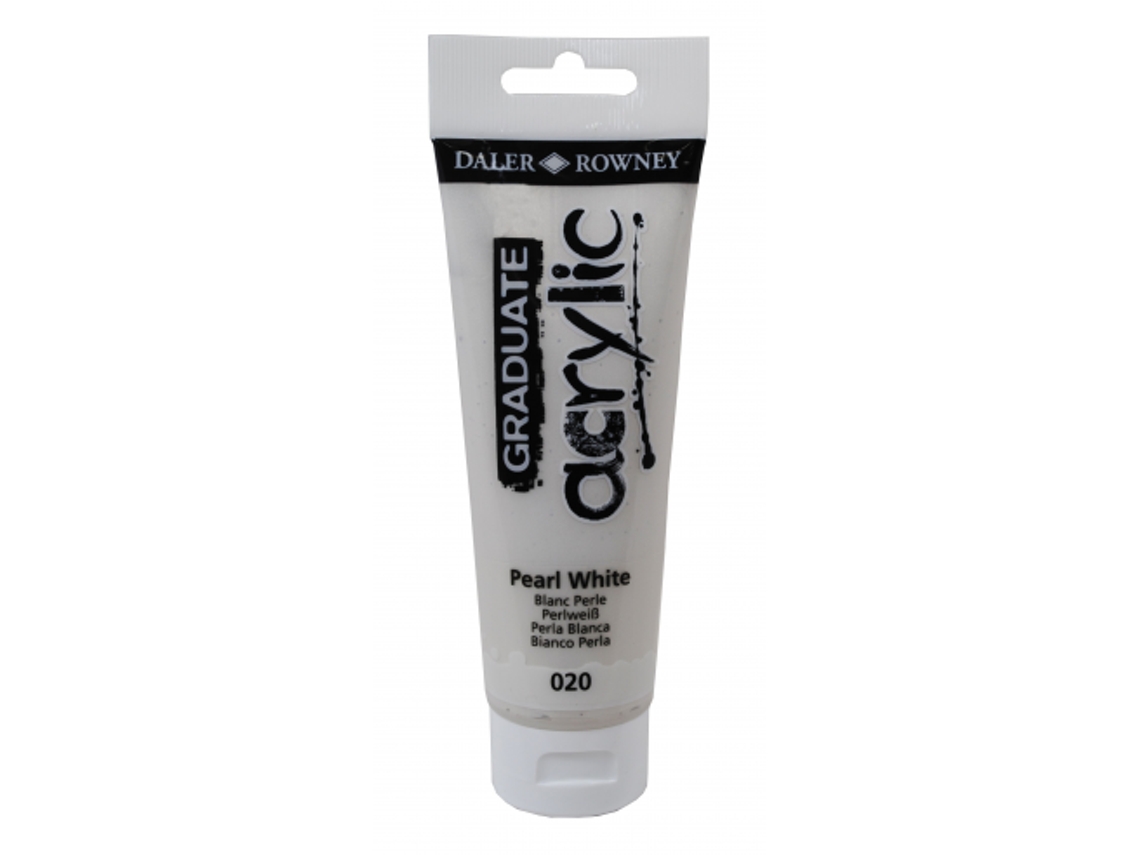 Pintura Acrílica Graduate Daler Rowny 120 Ml (020 Branco Pérola)
