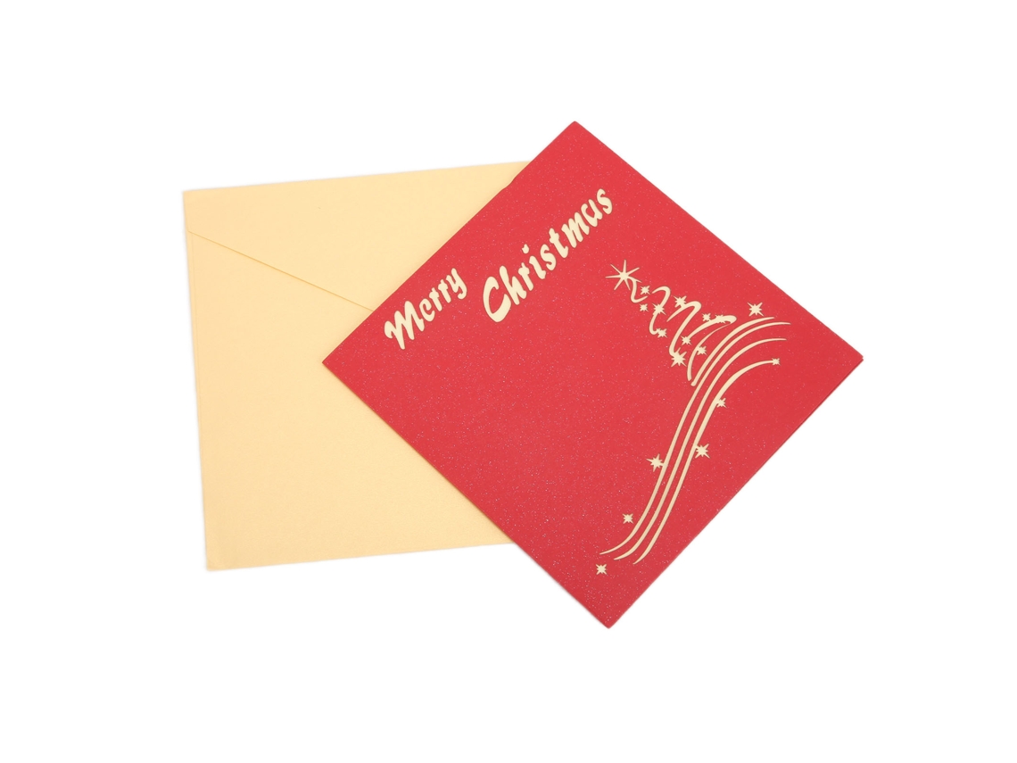 Cartão De Saudação Decorativo 3d Forma Especial Natal
