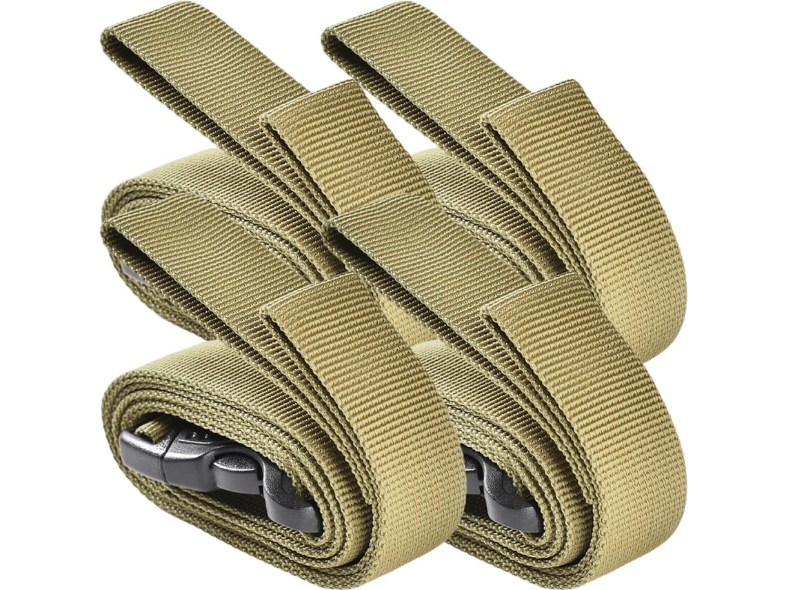 Conjunto De 4 Fivelas Liberação Rápida Housoutil Para Bagagem, Com Alças Ajustáveis Em Material Pp Durável, Ideais Para