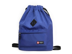 Mochila Esportiva De Grande Capacidade Para Academia, Ciclismo, Com Cordão, Resistente À Água, Ideal Para Viagens E Natação. Azul Royal.