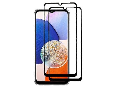 Película De Vidro Temperado Com Cola Completa, 2 Peças, Compatível Com Samsung Galaxy A15 5g, Protetor De Tela Com Impressão Em Seda Vledary