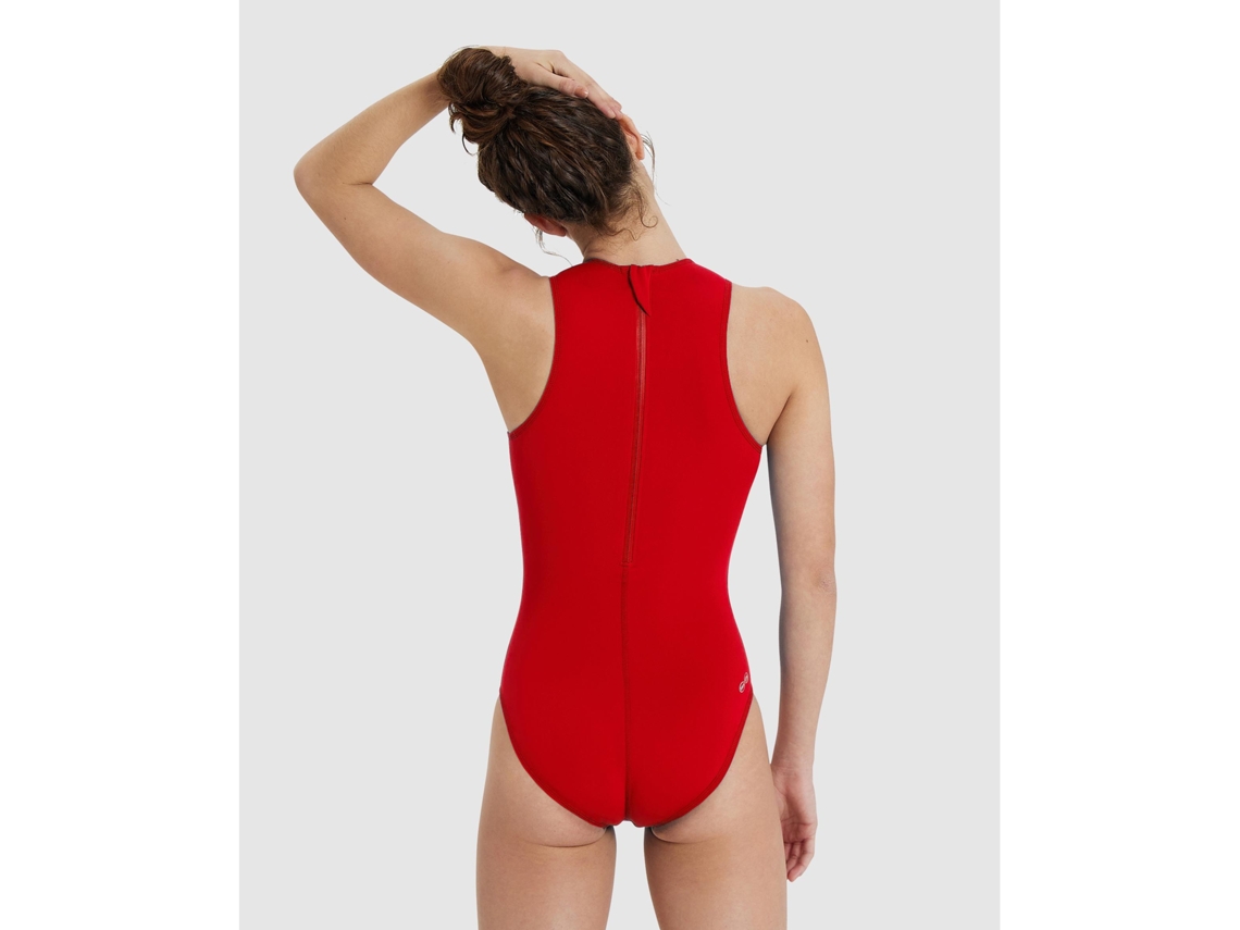 Fato de Banho de Mulher para Natação ARENA Peça Team Solid Vermelho (38)