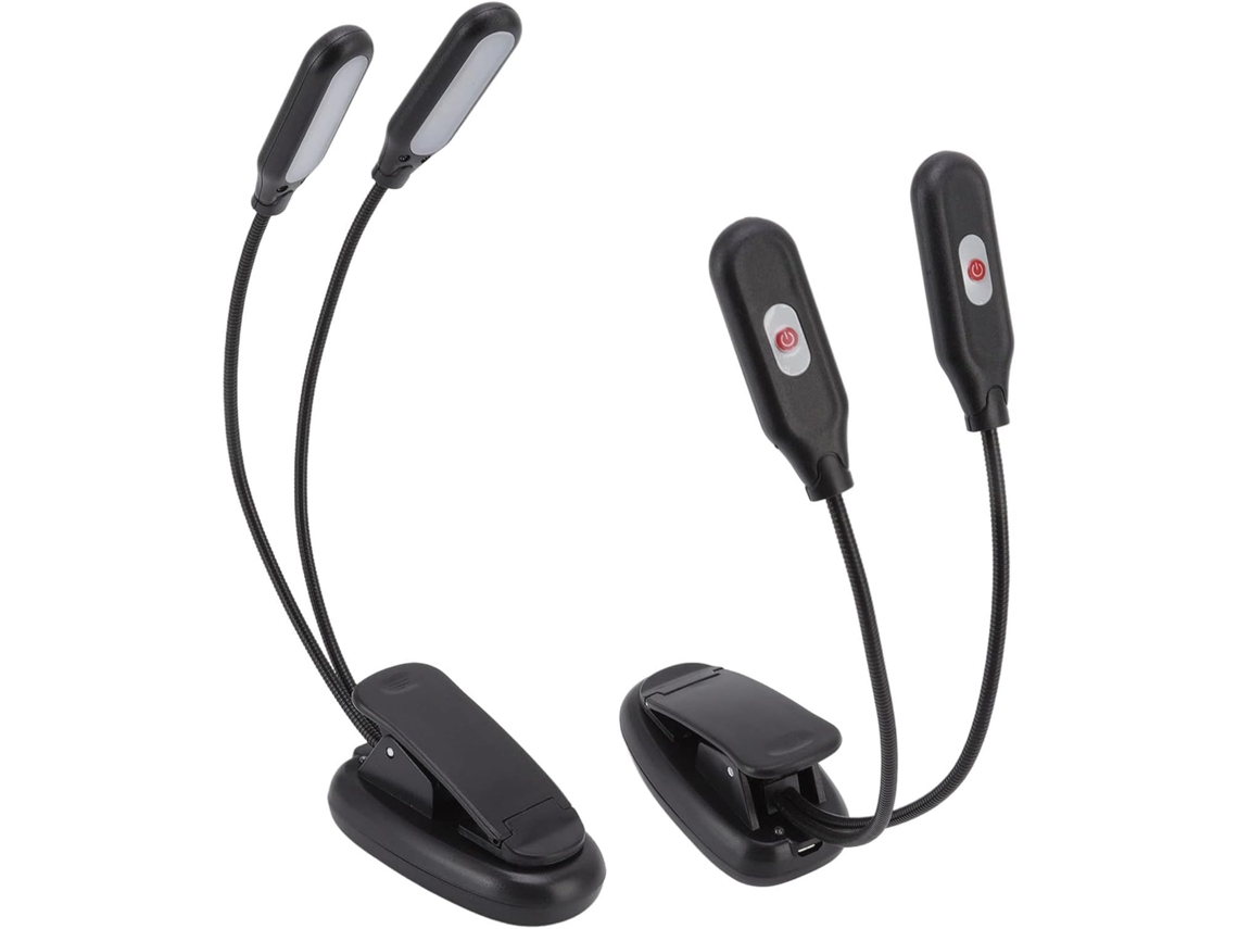 Luminária De Mesa Led Fafeicy, Luminária De Mesa Com Clipe, Ideal Para Dormitórios, Leitura, Piano E Partituras, Com