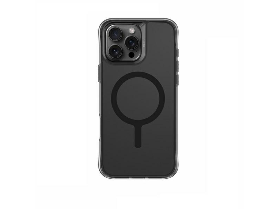 Capa Defumado para iPhone 16 Pro Max UNIQ Pele Sintética