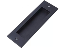 Puxador De Porta Embutido Em Ferro Preto Estilo Retrô, Puxador De Gaveta Oculto, Puxador De Porta Correr Para Armário