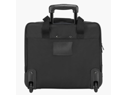 Bolsa com Rodas e Alça para Notebook de 15,6 Polegadas , Preto (39,6 Cm)