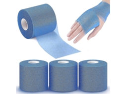 3 pedaços de fita adesiva esportiva para bandagem esportiva 7cm x 27m MD Brilvibera