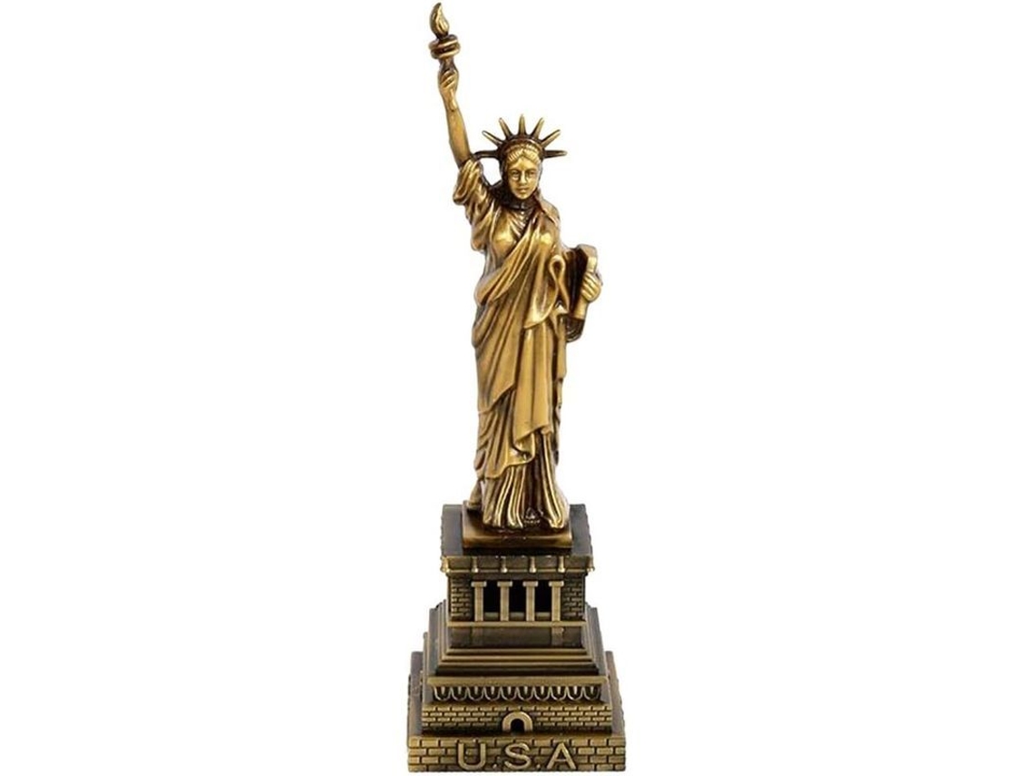 Figura De Metal Estátua Da Liberdade 15cm Bronze Decoração Souvenir Nyc 2025