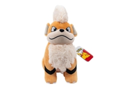 Brinquedo de pelúcia Pokémon Growlithe de 12 polegadas com detalhes autênticos para crianças