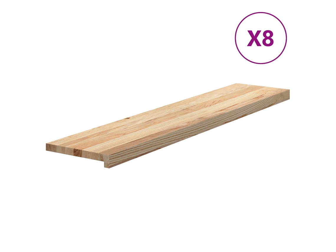 Stair Tread, Stair Treads Vidaxl Marrom Madeira De Carvalho (120 X 30 X 2 Cm)