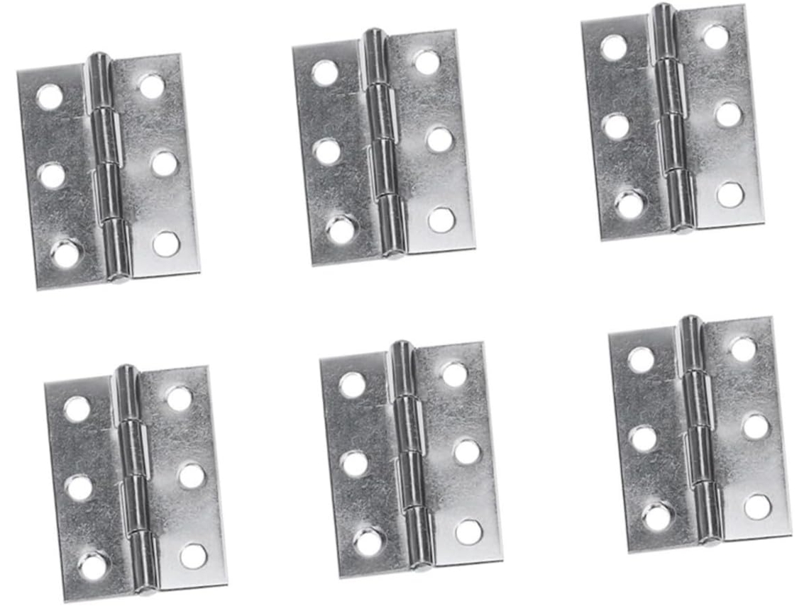 Conjunto De 20 Dobradiças Ocultas Em Aço Inoxidável Para Móveis.