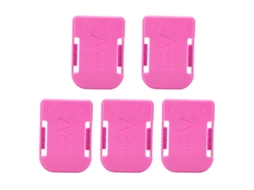 Kit de 5 suportes duplos para baterias de 18V, compatíveis com ferramentas Makita e Bosch para CHABERLU
