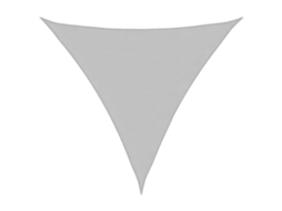 Para-sol estilo vela VIDAXL Cinzeto (3,6x3,6x3,6 m)