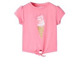 T-shirt De Criança Rosa-brilhante Fluorescente 92