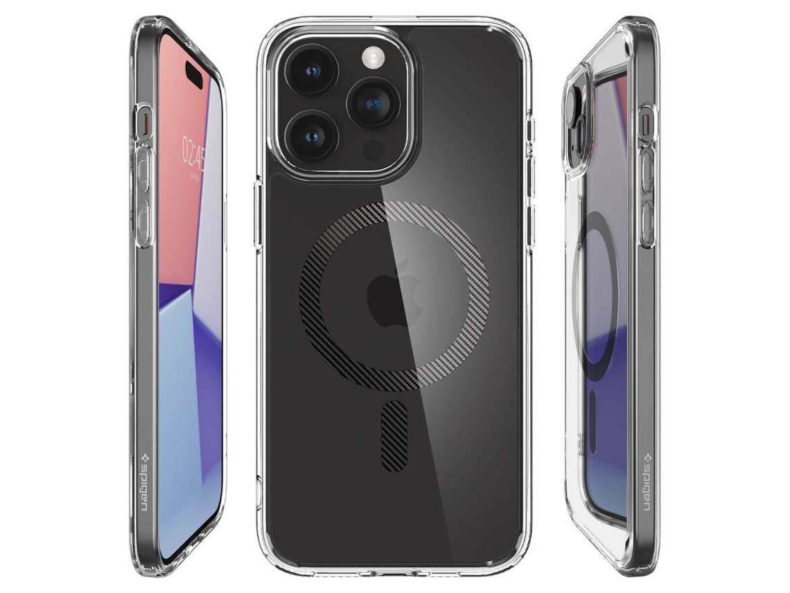 Spigen Ultra Híbrido Para Iphone 15 Pro Max Capa Magnética Para Magsafe