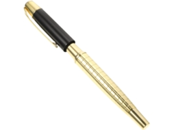Caneta Metálica Com Tampa. Design Ergonômico. Ideal Para Uso Diário.