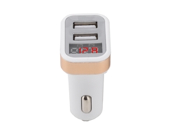 Carregador de Carro LAXISCREED com Led e 2 Usb