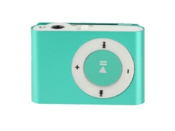 Aetheria reprodutor Mp3 Portátil com Clip, Metal, À Prova D'água, Slot Cartão Tf, Bateria 110mah, 4h de Uso