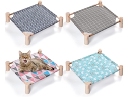 Conjunto de 4 peças, rede ou cama suspensa para gatos, portátil, 53x48x13cm, EVA | AQUAFORGE | AQUAFORGE