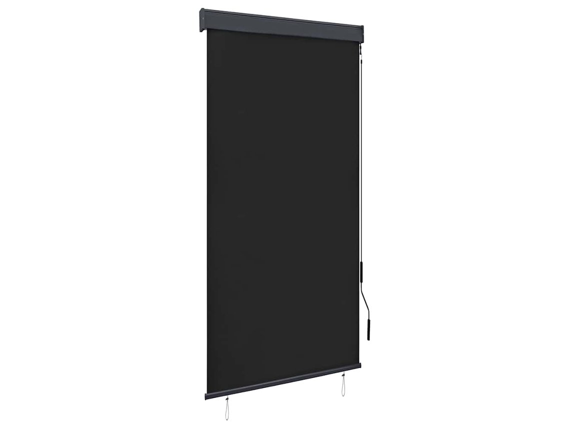 Vidaxl Estore De Rolo Para Exterior 80x250 Cm Antracite